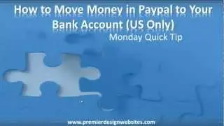 How To Move or Transfer Money from Paypal to Your Bank Account