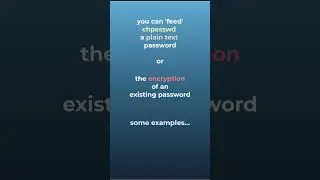 chpasswd (happy linux commands)