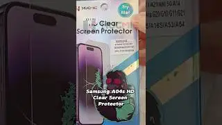 Mastering Screen Protection: Samsung Galaxy A04S Tempered Glass Installation! 📲🔐  