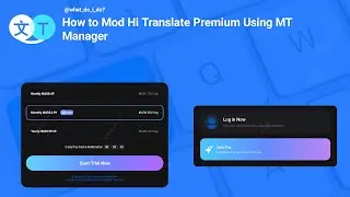 How to Remove a Purchase Hi Translate Premium Using MT Manager (v5.1.4.006.gp)