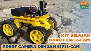ROBOT ESP32 CAM WIFI, ROBOT ARDUINO KONTROL MEMALUI KONEKSI WIFI DENGAN CAMERA