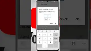 How to Set Mobile data Alart? 