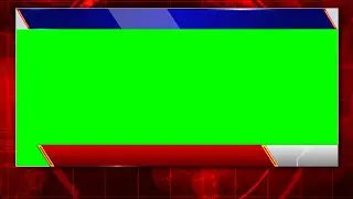 Broadcast News Frame Green Screen | Breaking News Green Screen | Lowerthird Template