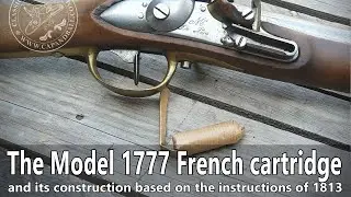 The cartidge of the French M1777 light cavalry carbine  #flintlock #napoleon #blackpowder