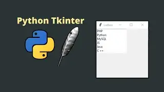 Python Tkinter : How to create a ListBox in Python Tkinter