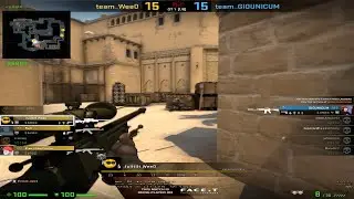 cs go faceit lvl 7 ● სტრიმზე მომხდარი სიფსიხე ● 1 vs 4 klutch რაღა ninja defuse :D
