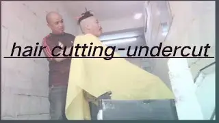 hair cutting - undercut
