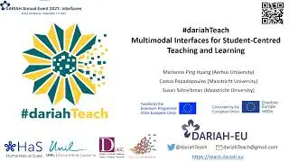 #dariahTeach: Multimodal Interfaces for Student-Centred Teaching and LearningLearning