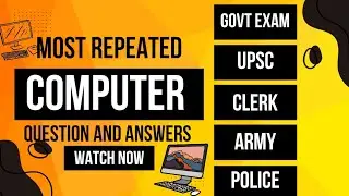 MOST REPEATED COMPUTER QUESTIONS ANSWERS IN GOVT EXAM #upsc #clerk #army #police #DIGITECHPC