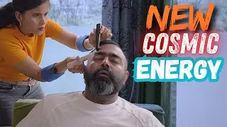 Head massage for relief your heavy Headache | New Cosmic Energy By Cosmic Barber