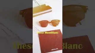 700$ Montblanc Sunglasses VS 200$ Ray-Bans #aesthetic #montblanc #sunglasses #mensfashion