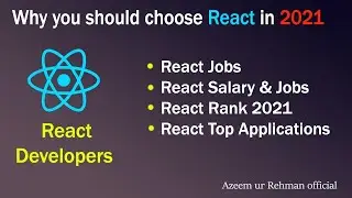 Why You Should Choose React in 2021 | React Developer Salary in Urdu | Hindi