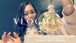 Vlogmas Day 8 | Santa’s Workshop, I’m a Rapper? + Nighttime Cleanup | Marie Cashmere