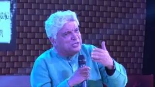 Komal Nahta with Javed Akhtar in Rajasthan Film Festival 2016