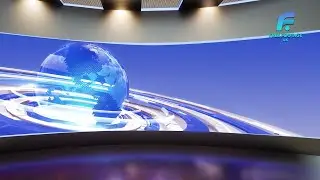 Virtual News Studio M13 | 4K Footage