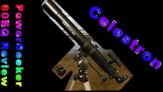 Celestron PowerSeeker80EQ - A quick review of a low priced beginner refractor Telescope!