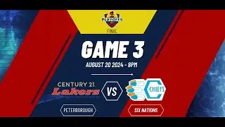 MSL FULL BROADCAST |  Peterborough Lakers vs Six Nations Chiefs |  MSL Final GM 3 | Aug 20, 2024