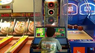 Chuck e cheese visit checking out the new games CEC has monopoly fast and the furious basketball