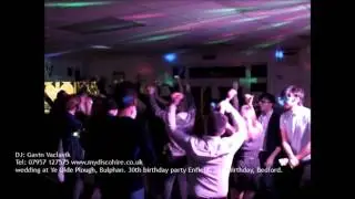 DJ:Gavin Vaclavik mobile DJ and host. call: 07957 127575 www.mydiscohire.co.uk
