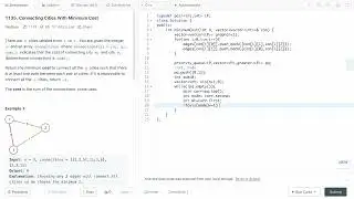 Connecting Cities With Minimum Cost - 1135 - Leetcode Problem C++ solution