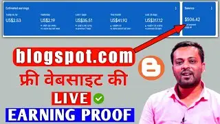 Blogger live earning proof | blogspot.com earning proof | Blogging earning live proof 2020