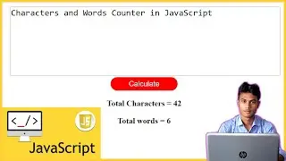 Character Length & Word Counter in JavaScript || Modern JavaScript Tutorial || Player Of Code