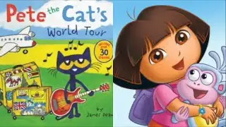 MERGED   Pete The Cat and Dora The Explorer School Slideshow