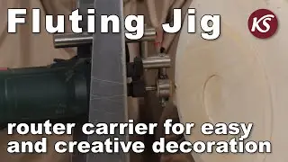 Paul Howard Fluting Jig - clever decorating surfaces for woodturners