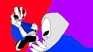 Mirrored insanity sans vs mirrored dust sans