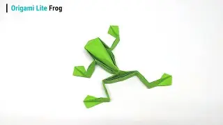 DIY Origami Frog Easy to Make with Detailed Instruction