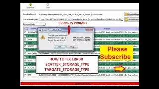 SCATTER STORAGE TYPE error, TARGET STORAGE TYPE
