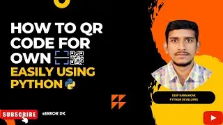 QRCode Generator using Python || mini projects || 