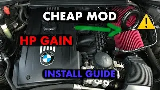 BMW N54 DUAL CONE INTAKE INSTALL