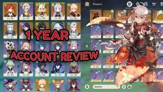 My Genshin Account After 1 Year as F2P
