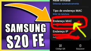 Como descobrir o endereço MAC do celular SAMSUNG S20 FE - ENDEREÇO MAC DO Wi-Fi SAMSUNG