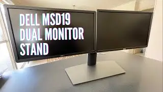 Dell MSD19 Dual Monitor Stand - Unboxing and Setup