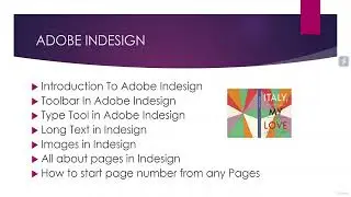 Introduction of Adobe Indesign