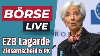 🚨 LIVE: EZB Lagarde | EZB-Zinsentscheid & Pressekonferenz | Auf deutsch! | Geldpolitik/ Inflation
