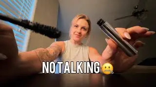 FAST & AGGRESSIVE ASMR DOING YOUR MAKEUP IN 5 MINS NO TALKING