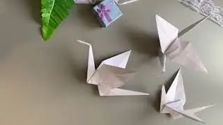 Как сделать журавля из бумаги