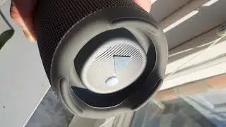 JBL CHARGE 5 WARPING 60hz in sunlight