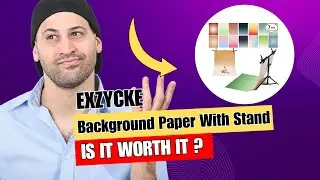 7PCS 14Patterns Gradient Photography Background Paper with Stand, 34x23in Double-Sided
