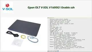 Enable ssh in V SOL V1600G1