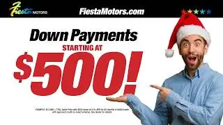 Celebrate the Holidays at Fiesta Motors!