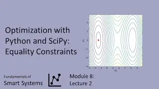 Optimization with Python and SciPy: Equality Constraints