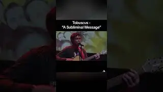 Tobuscus - A Subliminal Message (original song) #tobuscus #comedymusic #live
