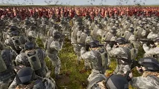 500 Modern soldiers vs 7500 Roman soldiers || Ultimate Epic Battle Simulator
