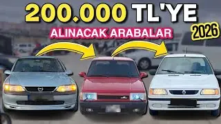 BEST CARS YOU CAN BUY FOR 200,000 TL - 2026 | Car Recommendations and Suggestions for 200,000 Lira