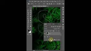 Leaf Text Effect Photoshop shorts