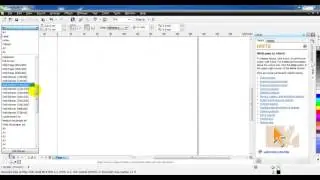 How to Chang the document size in Corel DrawX6 Tutorials
